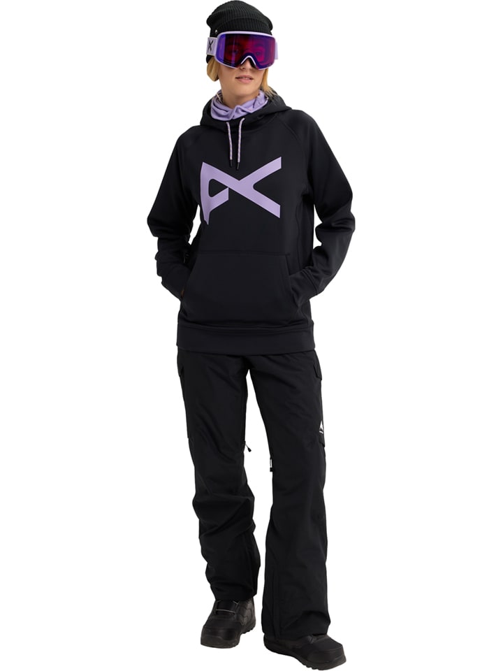 Bluza funkcyjna "MFI®" w kolorze czarno-fioletowym