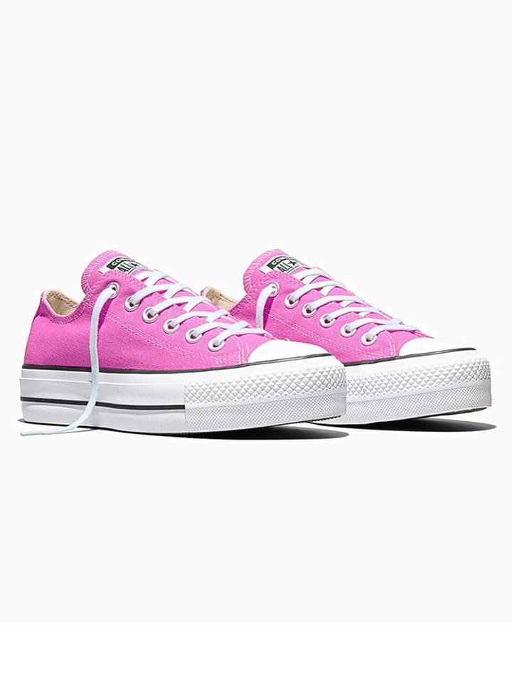 Sneakersy "Chuck Taylor All Star Lift Ox Shocking" w kolorze różowym