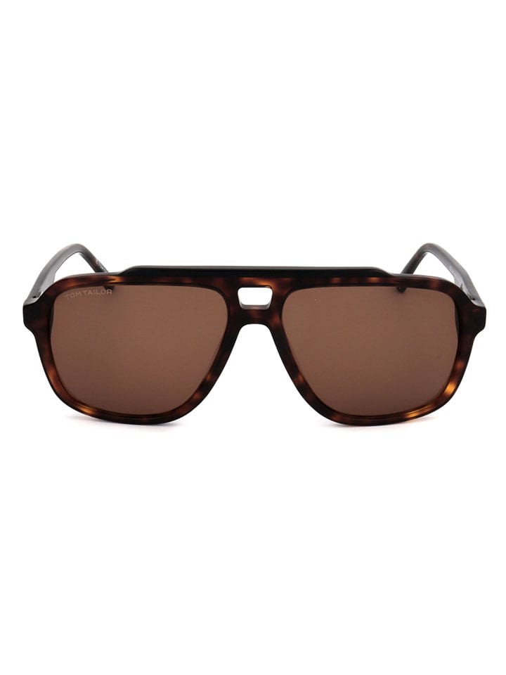 Herren-Sonnenbrille in Hellbraun/ Braun