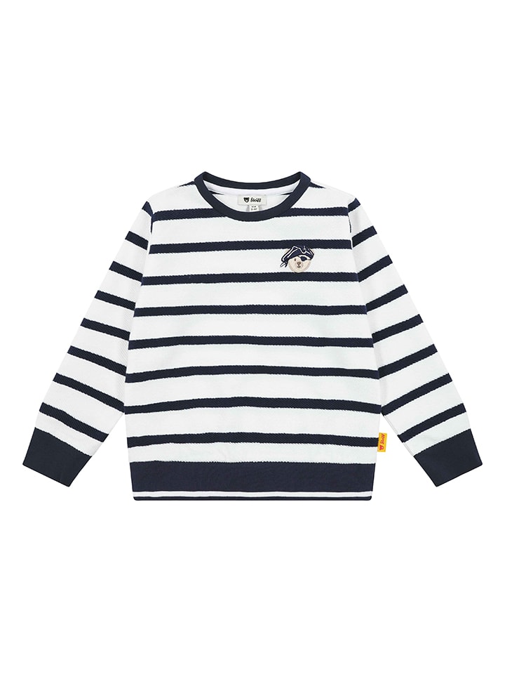 Bluza w kolorze biało-granatowym