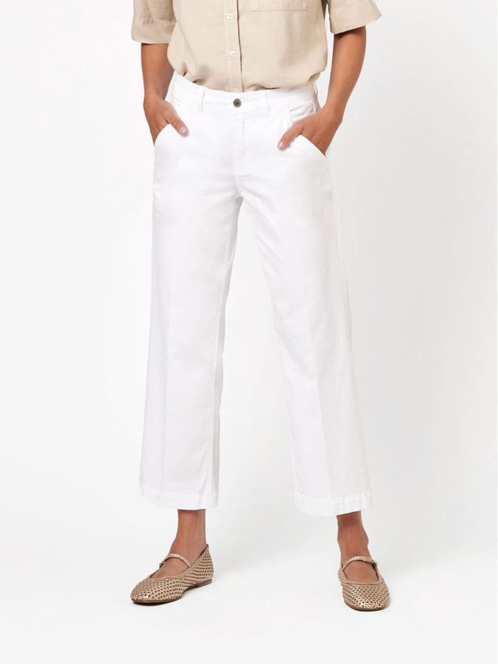 Jeans-Culotte "Liv" - Wide Leg fit - in Weiß