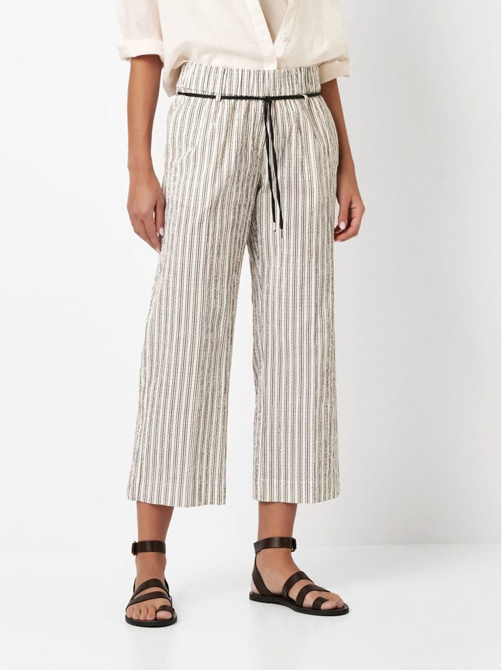 Culotte "Pia" in Beige/ Schwarz