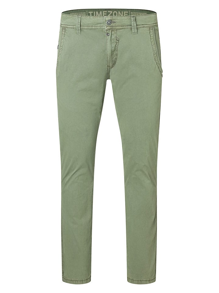 Chino ''Lui'' - Regular fit - in Oliv