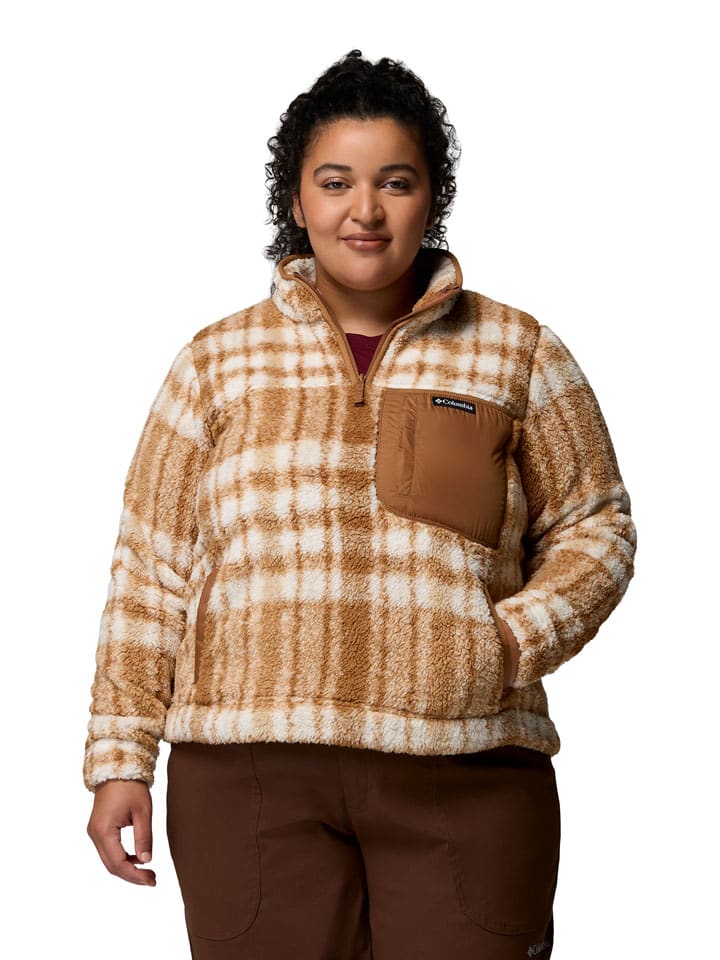 Fleece trui "West Bend" camel