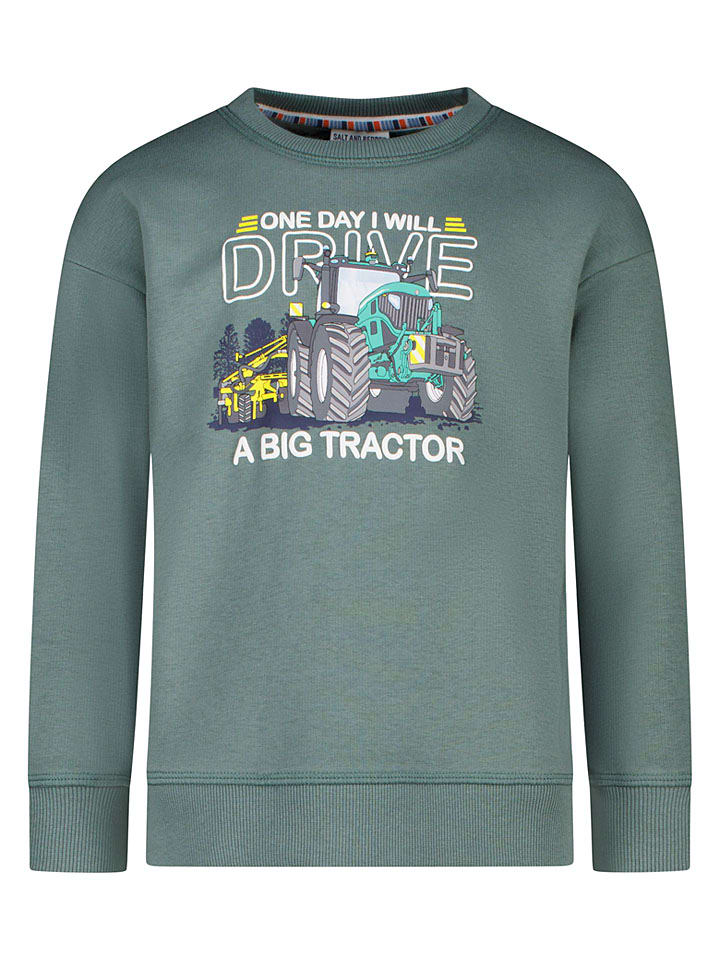 Sweatshirt in Grün
