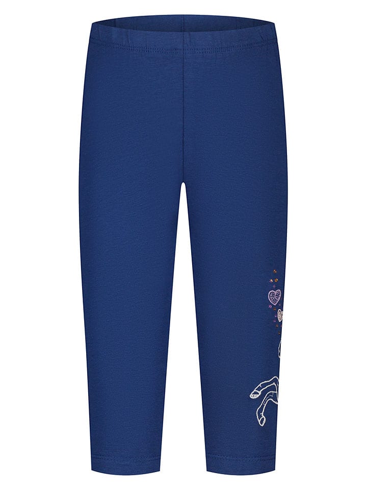 Legginsy w kolorze granatowym