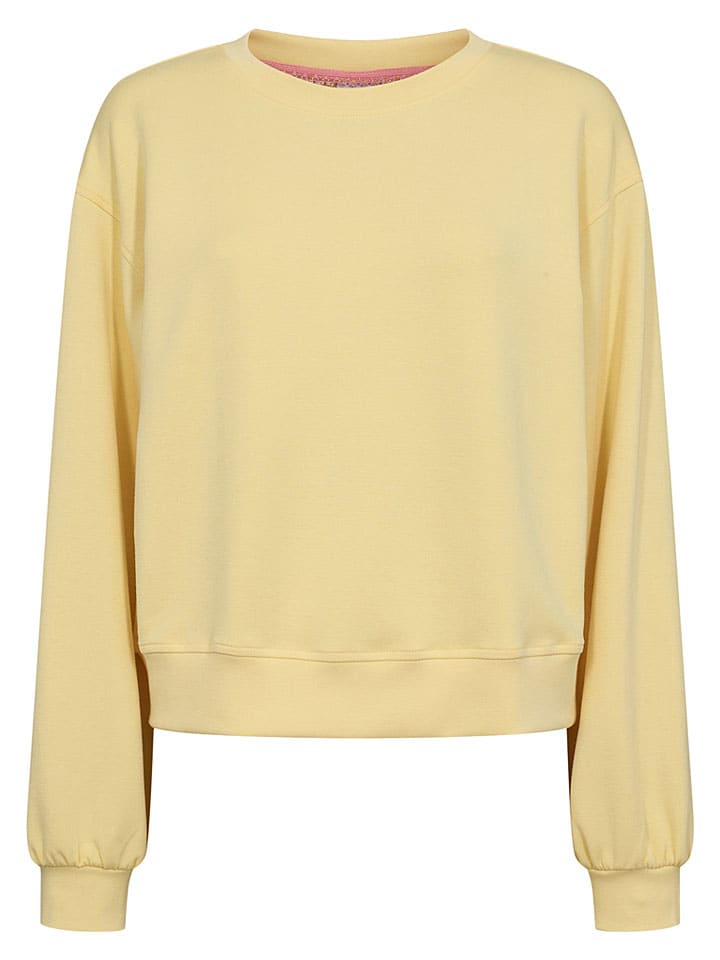 Sweatshirt "Numara" in Gelb