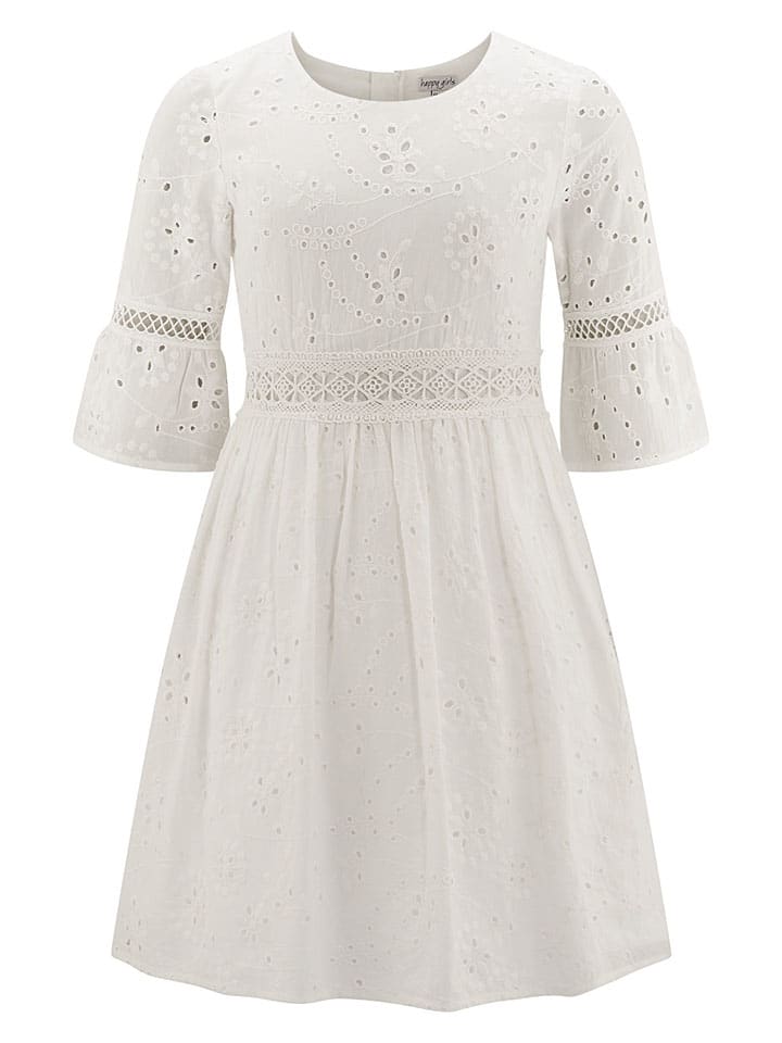 Kleid in Creme