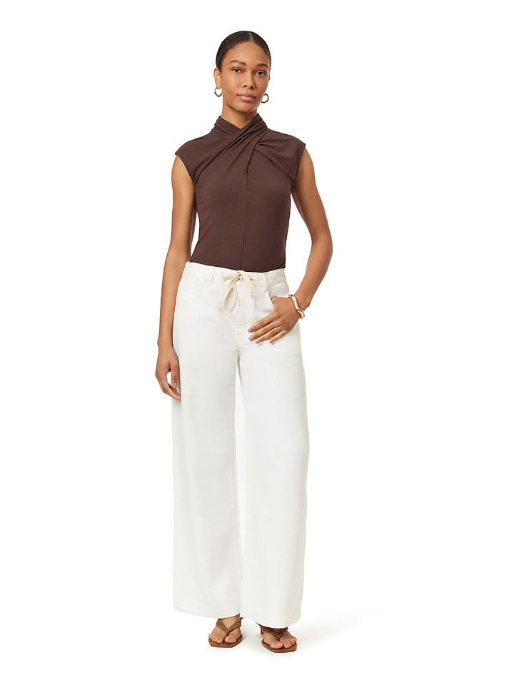Bluse in Braun