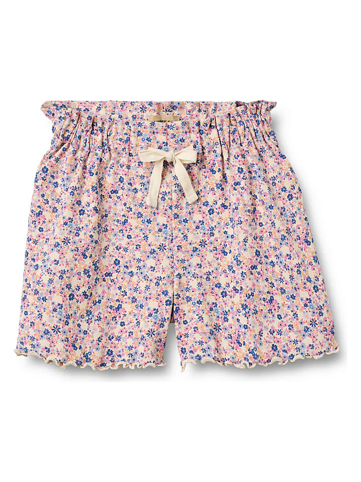 Shorts "Ina" in Gelb/ Dunkelblau