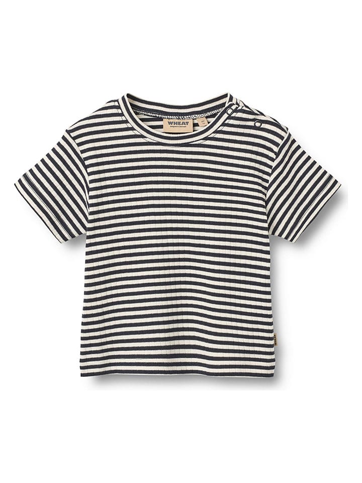 Shirt "Fabian" in Creme/ Schwarz