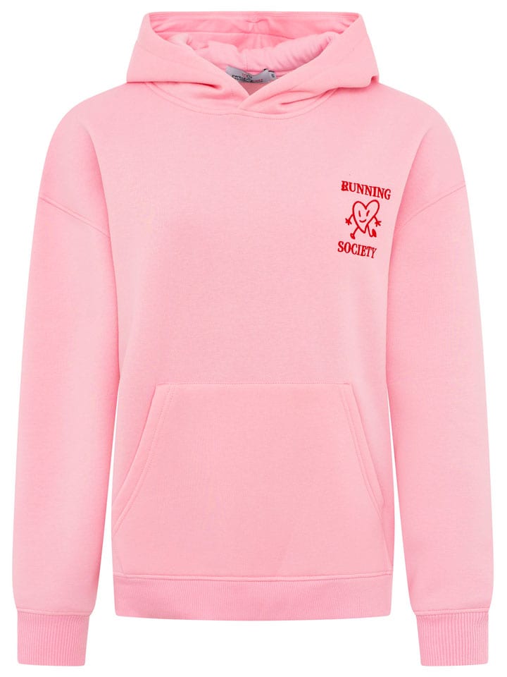 Hoodie "Running" roze
