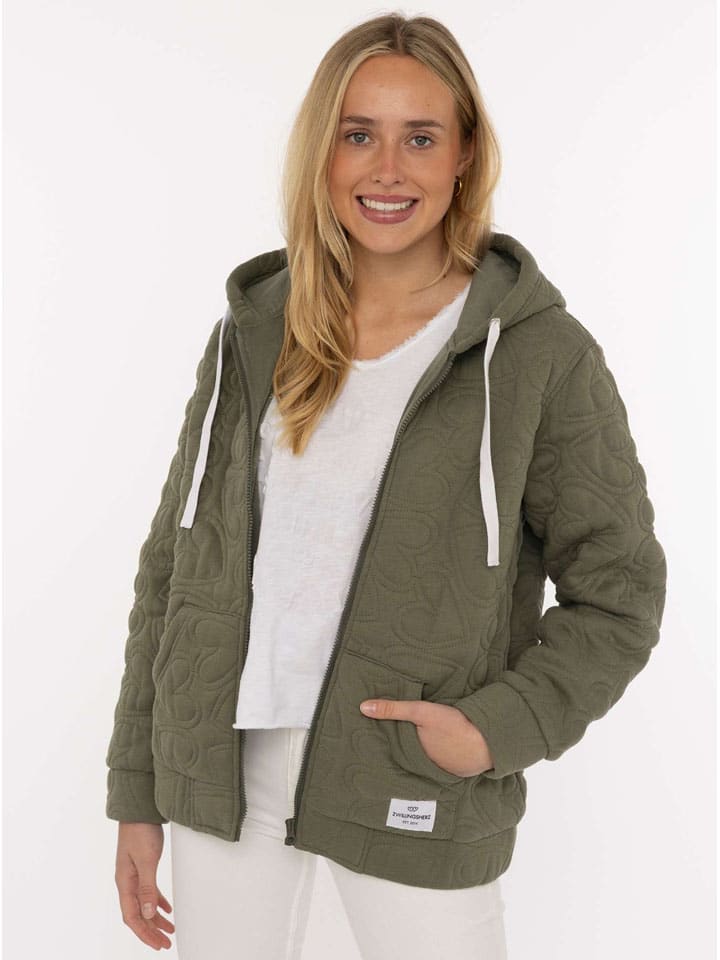 Sweatvest "Endless Love" kaki