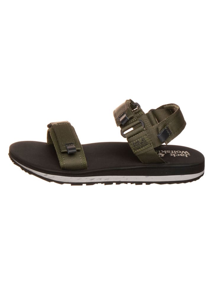 Sandały trekkingowe "Outfresh" w kolorze khaki