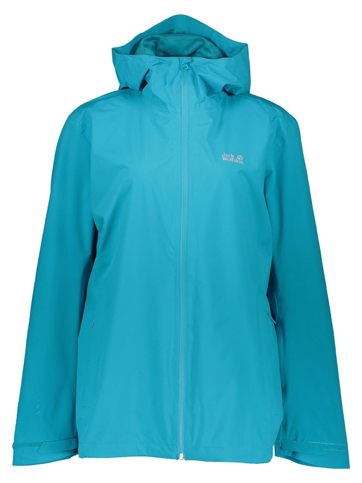 Regenjas "Pack & Go" turquoise