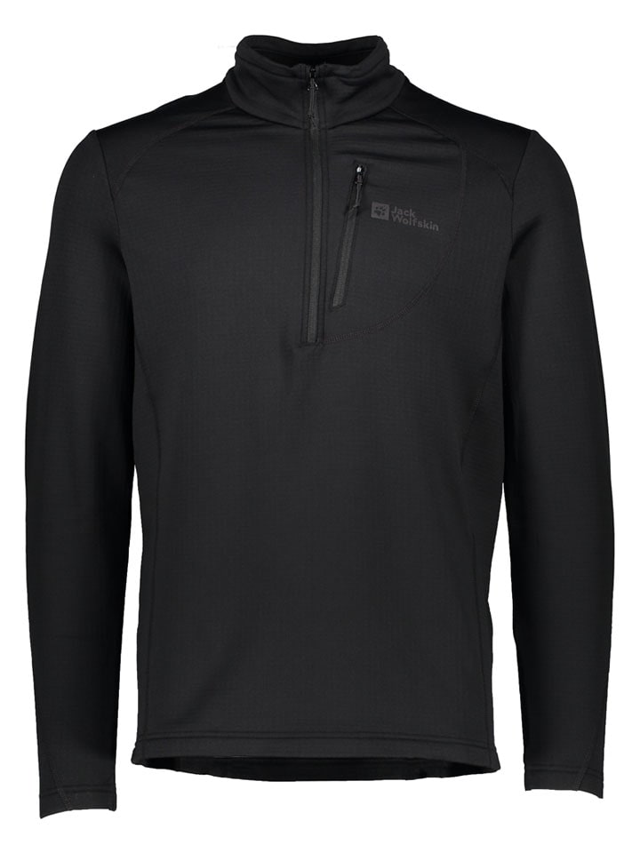 Bluza polarowa "Kolbenberg" w kolorze czarnym