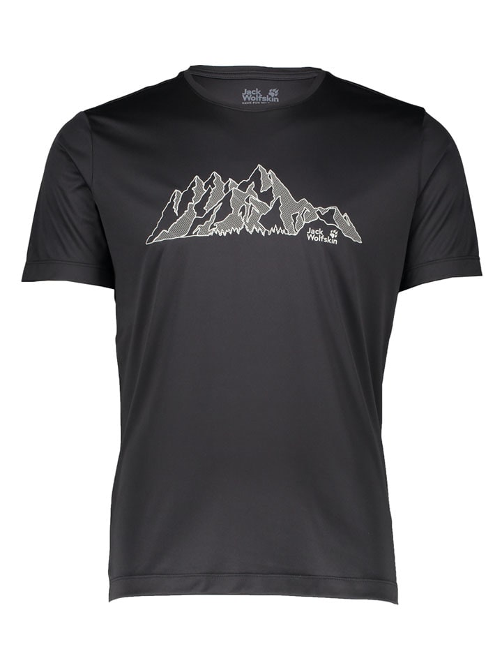Koszulka funkcyjna "Peak Graphic" w kolorze czarnym