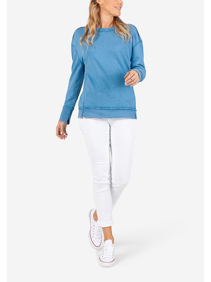 Sweatshirt in Blau