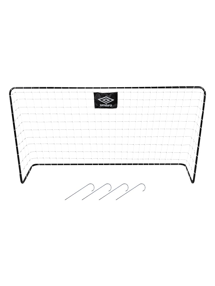 Bramka piłkarska w kolorze czarnym - 182 x 122 x 61 cm