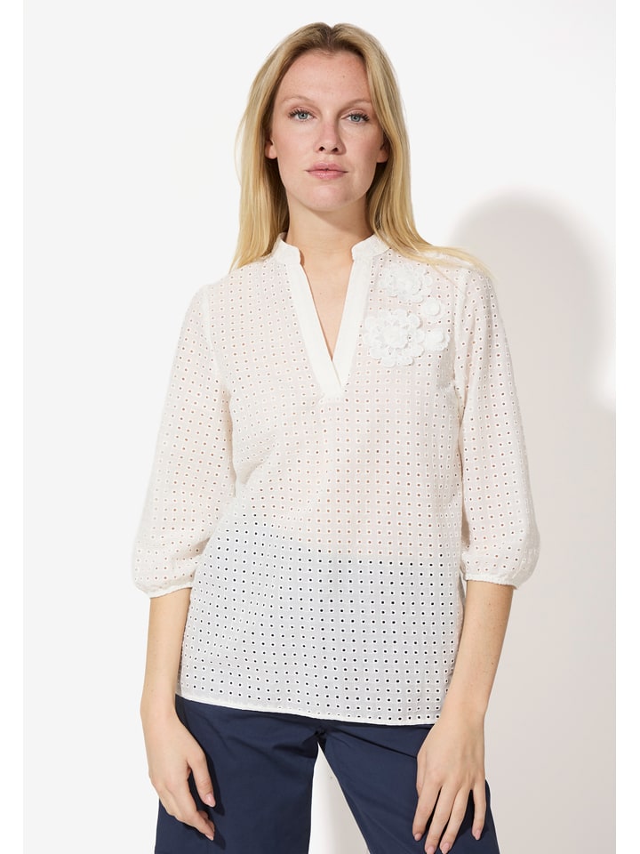 Bluse in Weiß