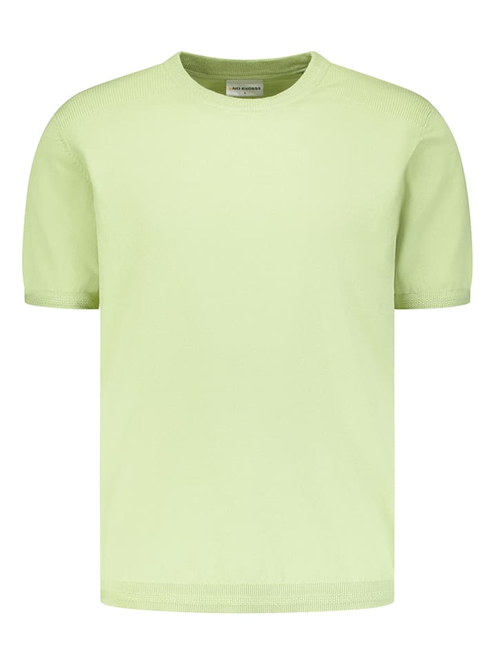 Gebreid shirt groen