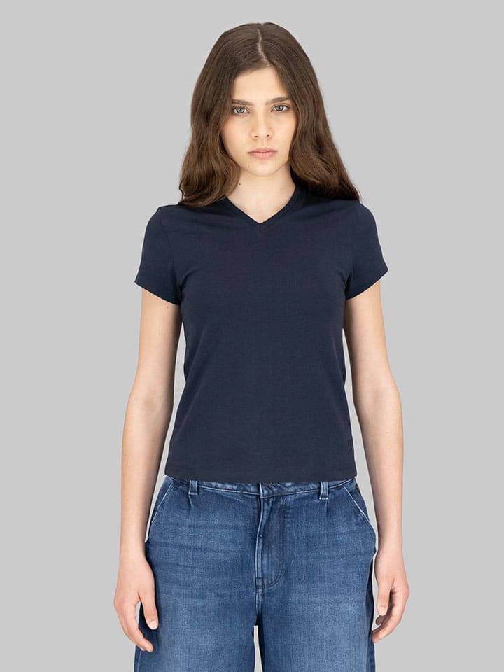 Shirt donkerblauw