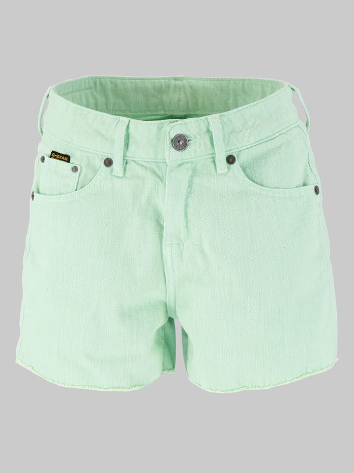 Jeans-Shorts in Grün