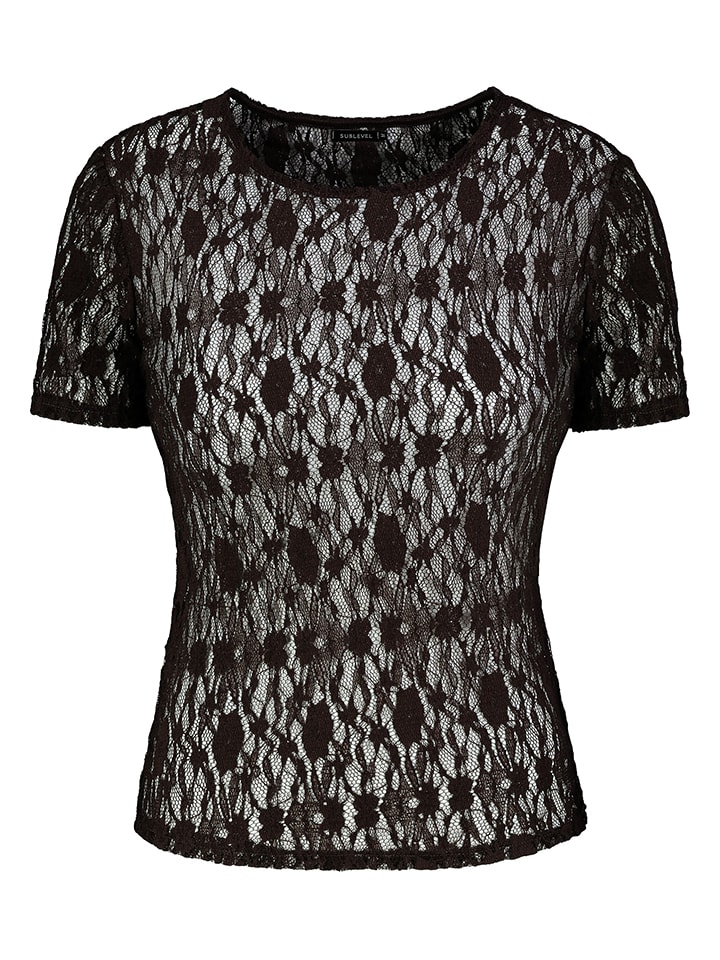 Bluse in Dunkelbraun