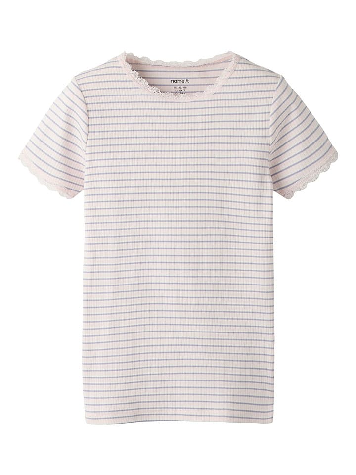 Shirt "Fensina" in Rosa/ Lila/ Weiß