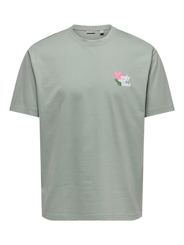 Koszulka "Euphloric" w kolorze khaki