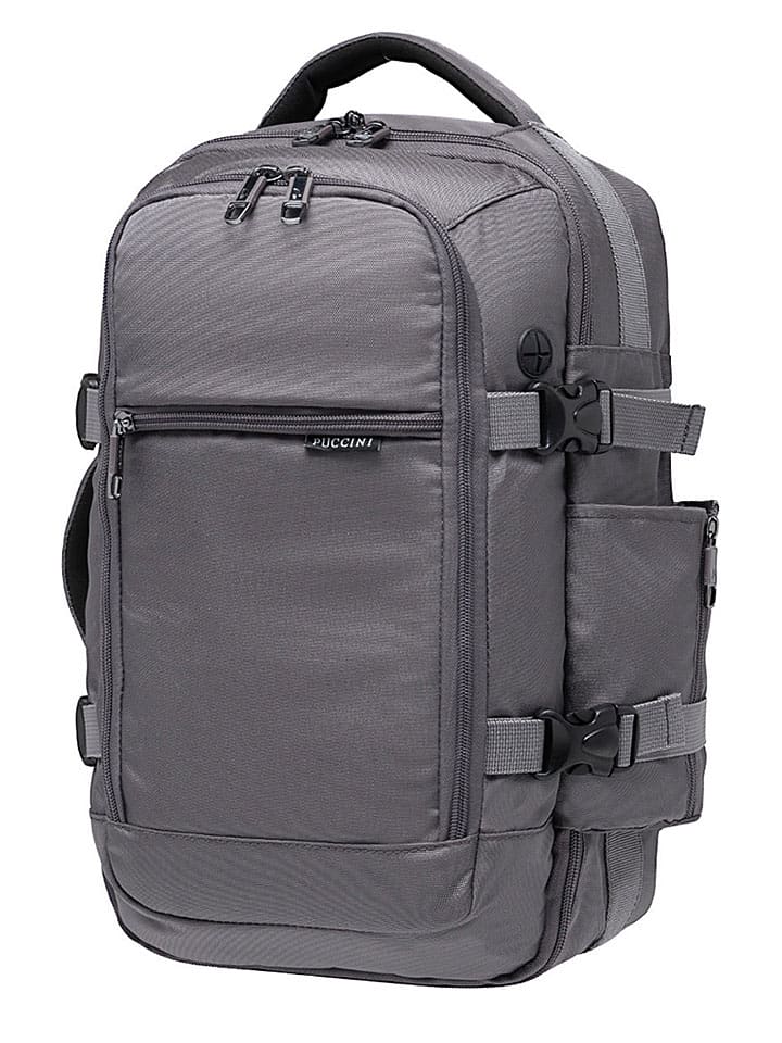 Plecak "Easy Pack" w kolorze szarym - 25 x 40 x 20 cm