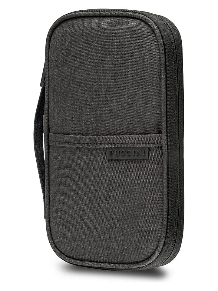 Etui w kolorze szarym na karty - 15,5 x 23,5 x 0,50 cm