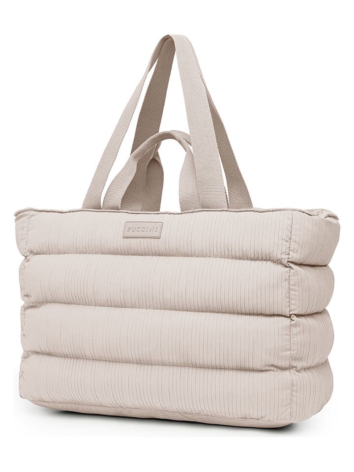 Reisetasche in Beige - (B)42 x (H)32 x (T)18 cm