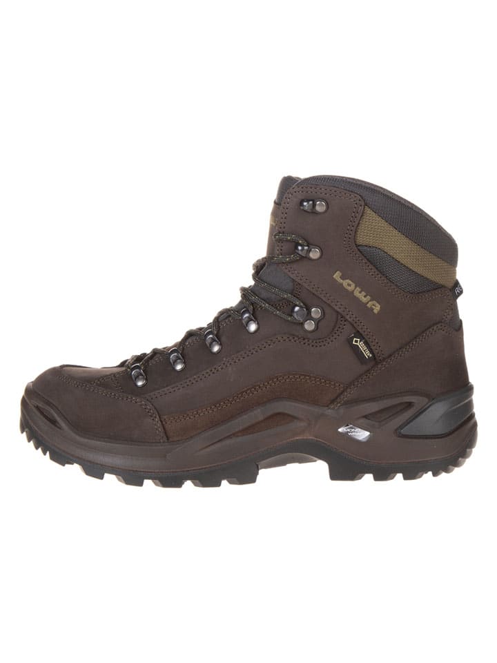 Skórzane buty trekkingowe w kolorze brązowym