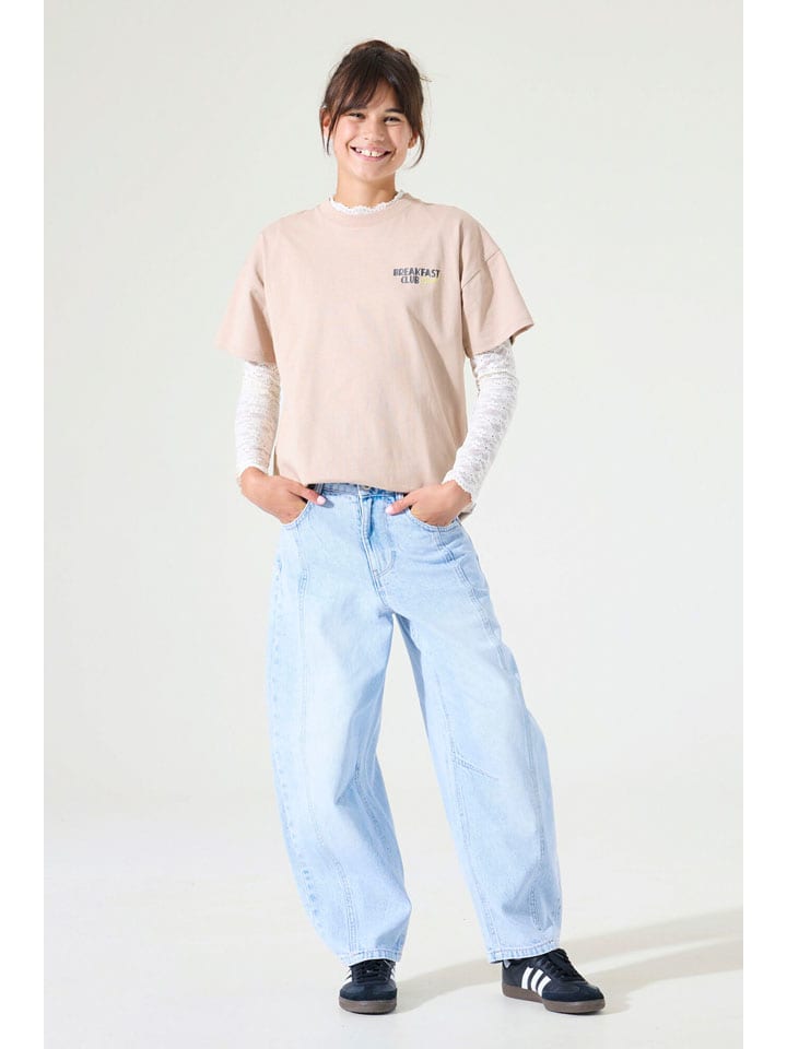 Jeans - Barrell fit - in Hellblau