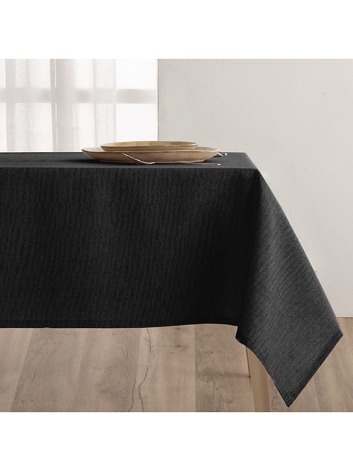 Tischdecke "Smooth Samoa" in Schwarz