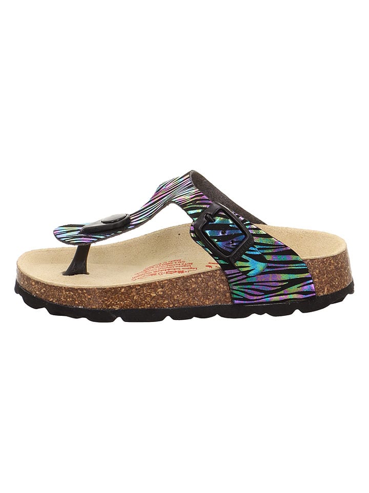 Teenslippers zwart