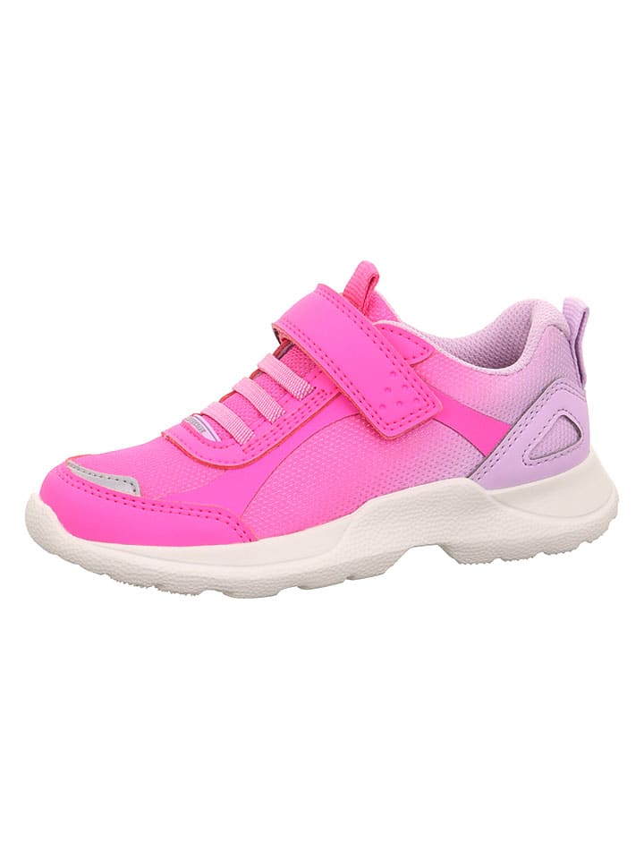 Skórzane sneakersy "Rush" w kolorze różowo-fioletowym