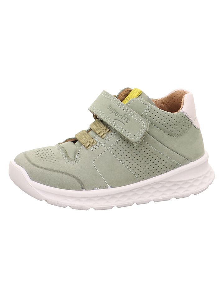 Leren sneakers "Breeze" kaki