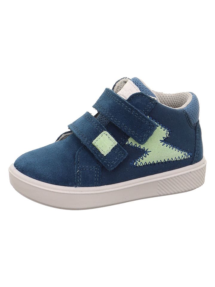 Leren sneakers "Supies" donkerblauw