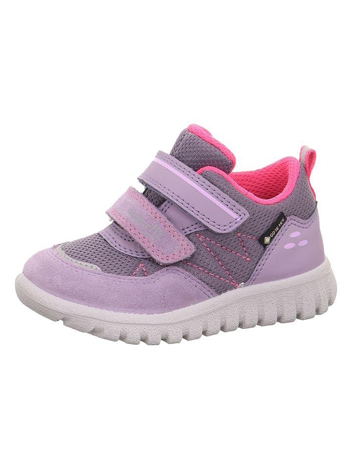 Skórzane sneakersy "Sport 7" w kolorze fioletowym