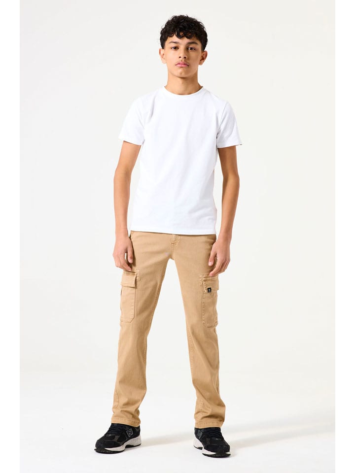 Cargohose in Beige