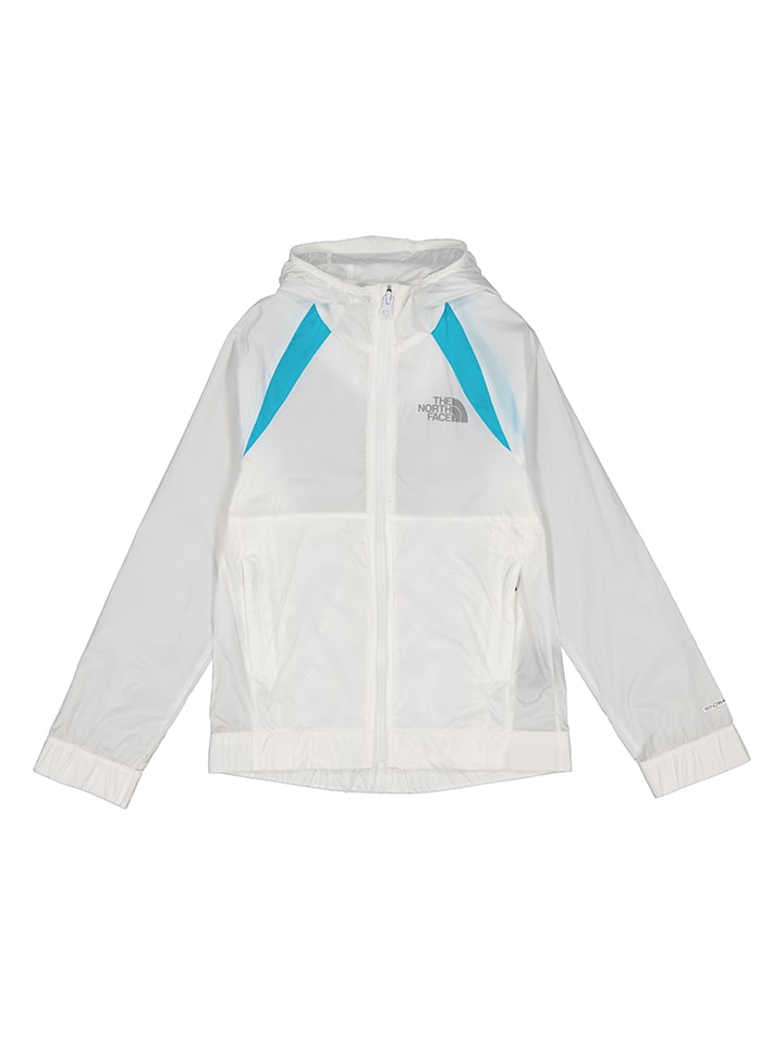 Windbreaker wit/lichtblauw