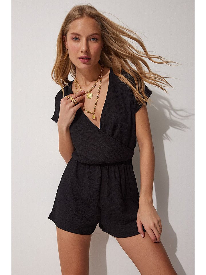 Jumpsuit in Schwarz