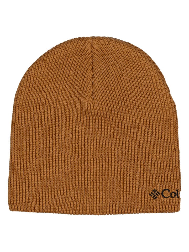Czapka beanie w kolorze jasnobrązowym