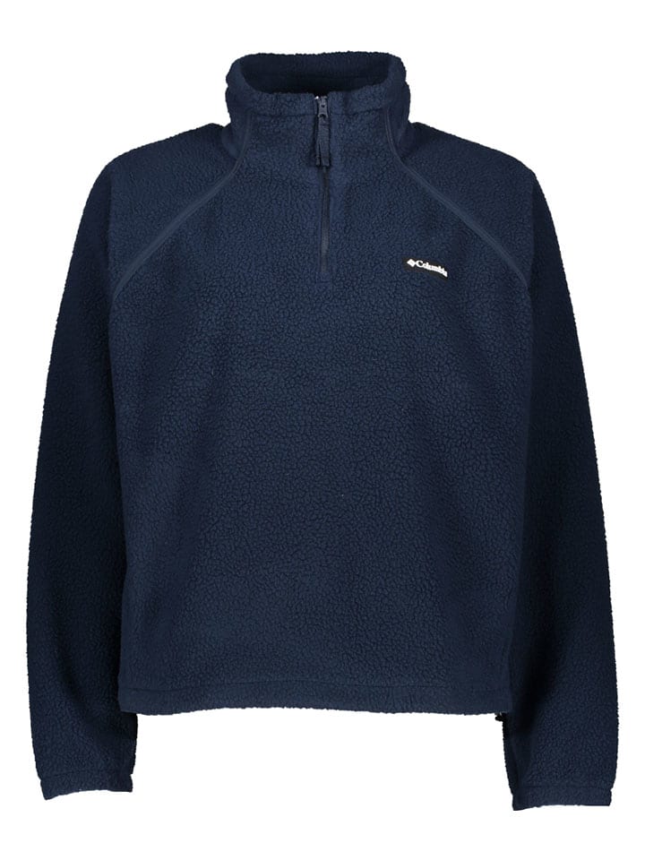 Fleece trui donkerblauw