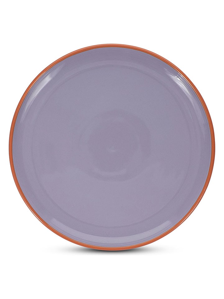 Speiseteller ''Duo'' in Lila/ Orange - Ø 26 cm