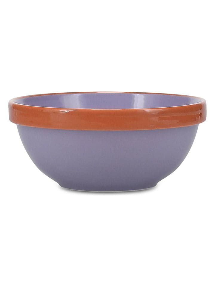 Miska "Duo" w kolorze fioletowo-pomarańczowym - wys. 6,5 x Ø 15,5 cm