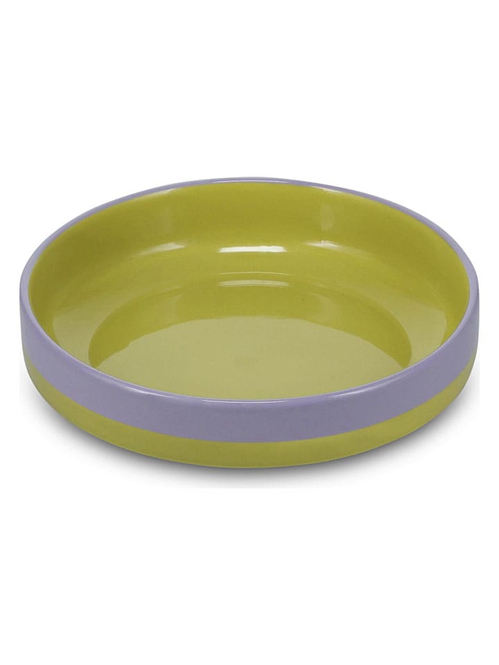 Miska "Duo" w kolorze fioletowo-zielonym - wys. 5 x Ø 21 cm