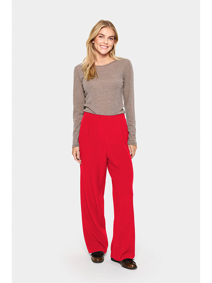 Marlenehose in Rot
